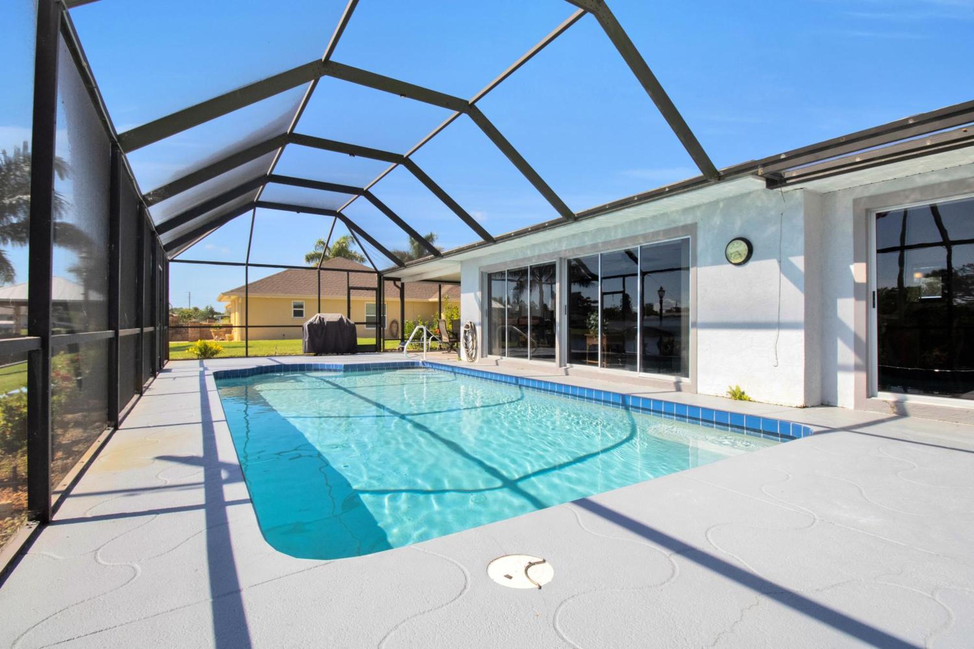 Pet Friendly Canal Front 3-Bedroom Grand Villa With Pool, Linai And Dock Port Charlotte Exterior foto